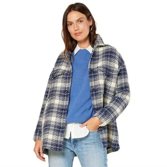 Outerknown Blue and White Plaid Jacket - Picture 2 of 11
